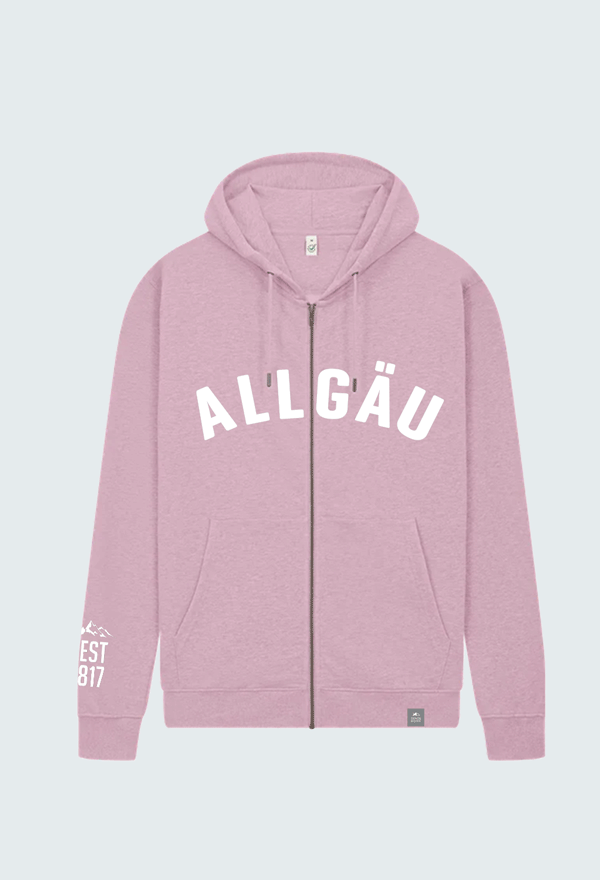 Allgäu Sweatjacke rosa