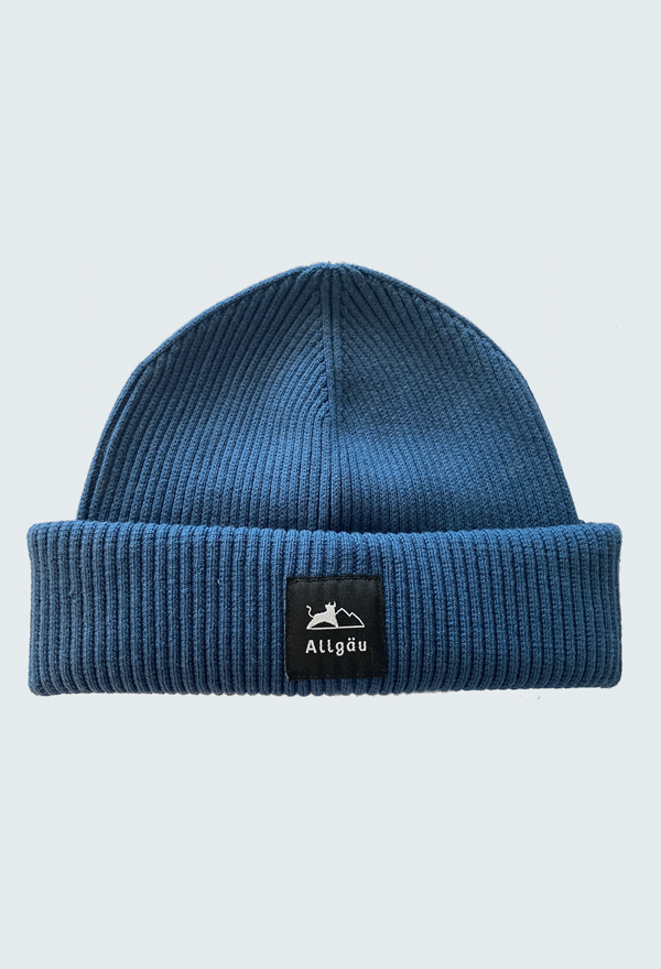 Fischerbeanie taubenblau
